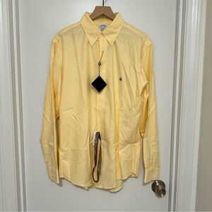 BROOKS BROTHERS | Light Yellow Casual Button-Down Shirt‎
